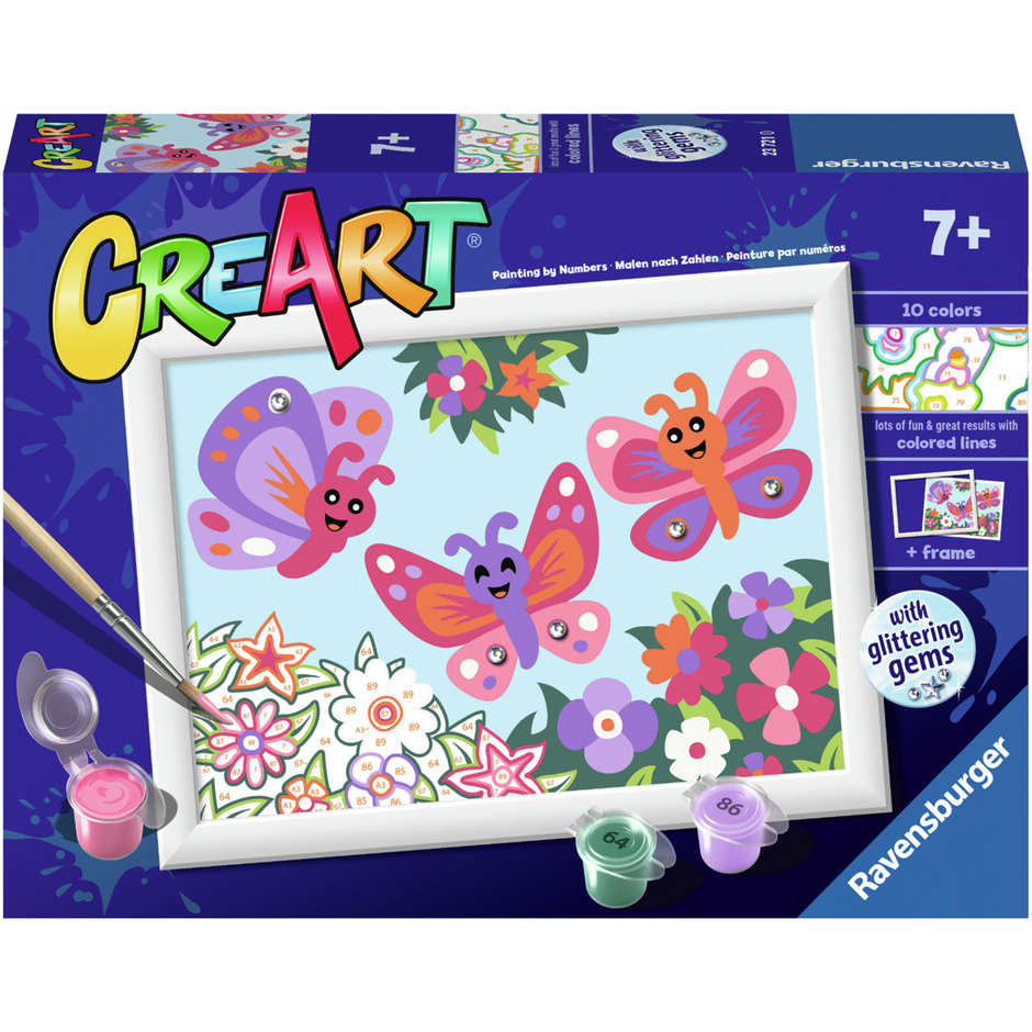 CREART KIDS FARFALLE GLITTER 23721