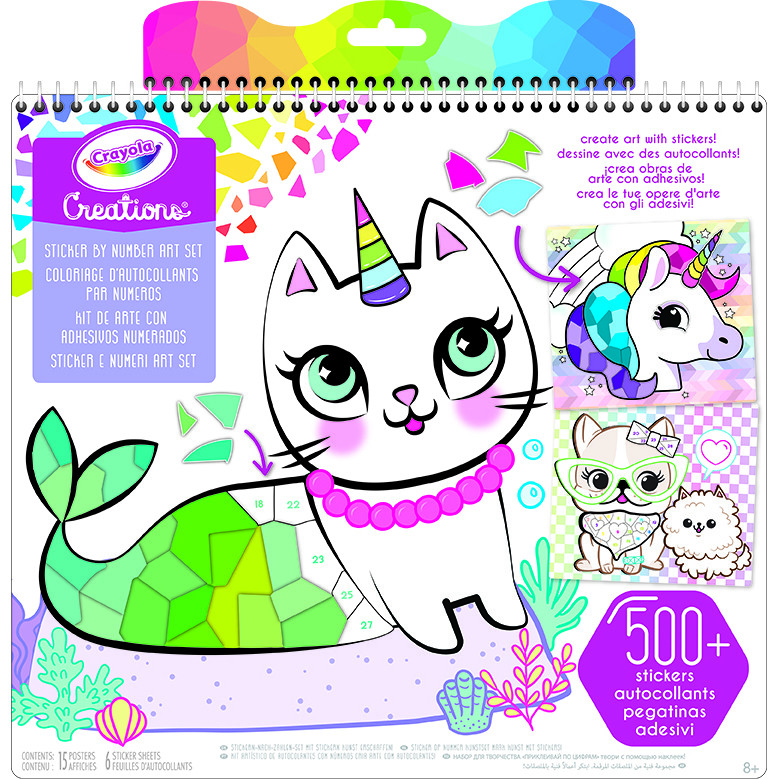 CREATIONS - ART SET STICKER E NUMERI 04-6229