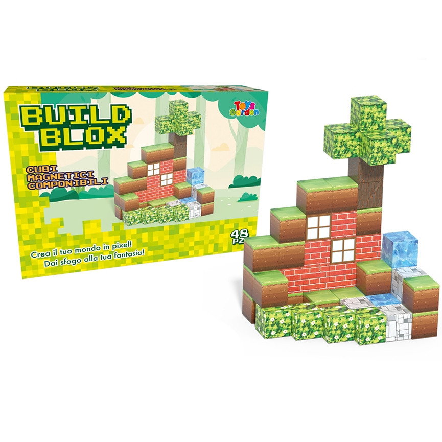 CUBI MAGNETICI COMPONIBILI PIXEL 48PZ 28529