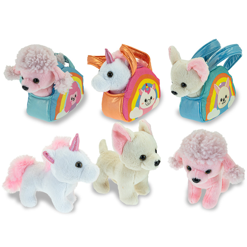 CUCCIOLI RAIMBOW IN BORSETTA 3 MODELLI 39524