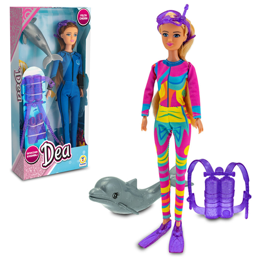 DEA BAMBOLA SUB CON ACCESSORI 81065