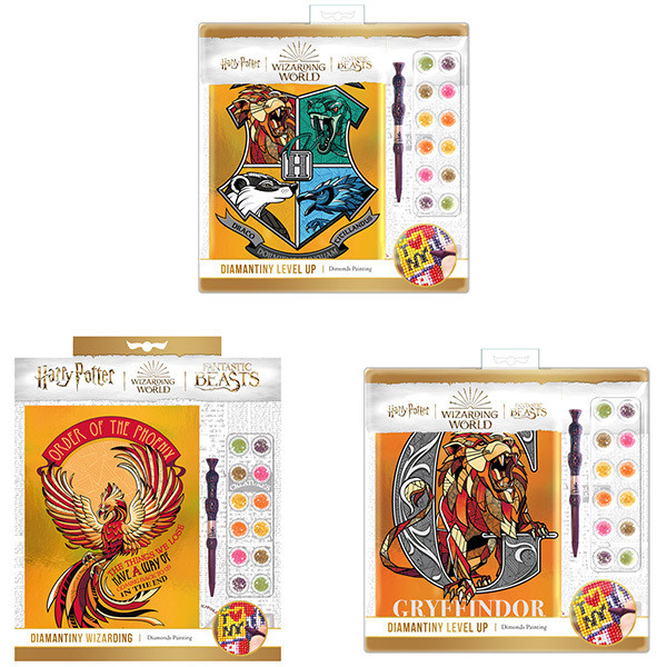 DIAMANTINY Harry Potter - Yume Fantasy - Kit crea el mosaico, Actividad de arte de cristal, Diamond Painting, 1 imagen surtida al azar