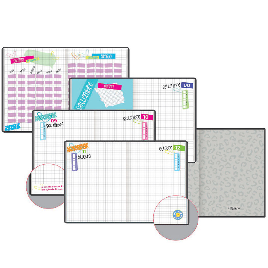 DIARI 9M GIRLS COOL 13X17 NON DATATO N76JY99