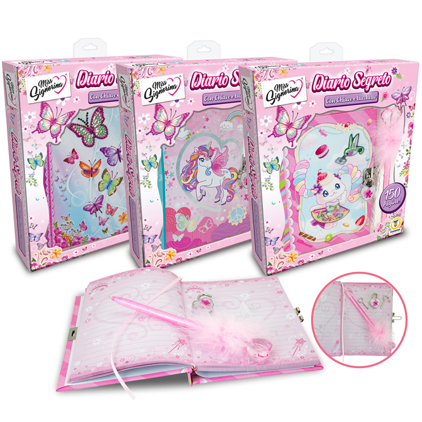 DIARI SEGRETI 150PG CON PENNA 80697
