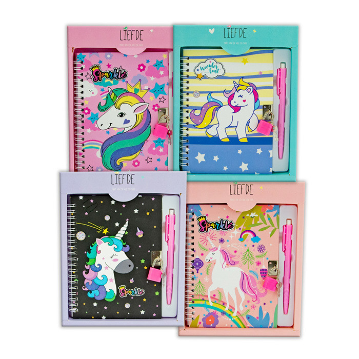 DIARI SEGRETI UNICORNO MAGICO C/PENNA ASS. 52029