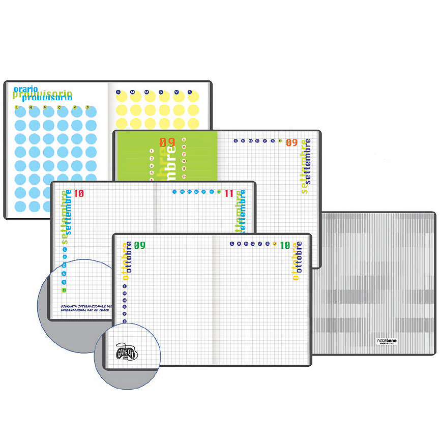 DIARIO 9 MESI BOYS PLAYER 13X17 NON DATATO