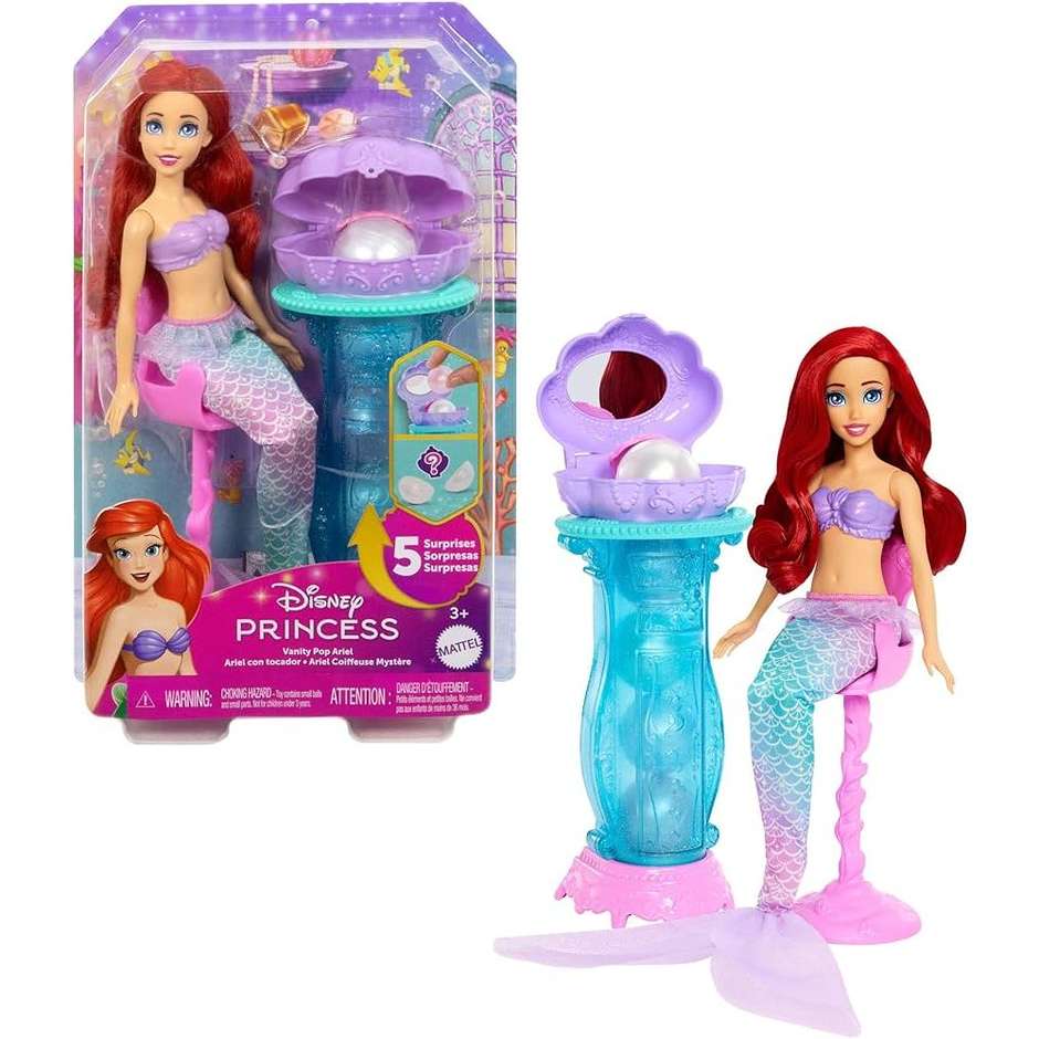 DISNEY PRINCIPESSA ARIEL C/SPECCHIERA JBF86