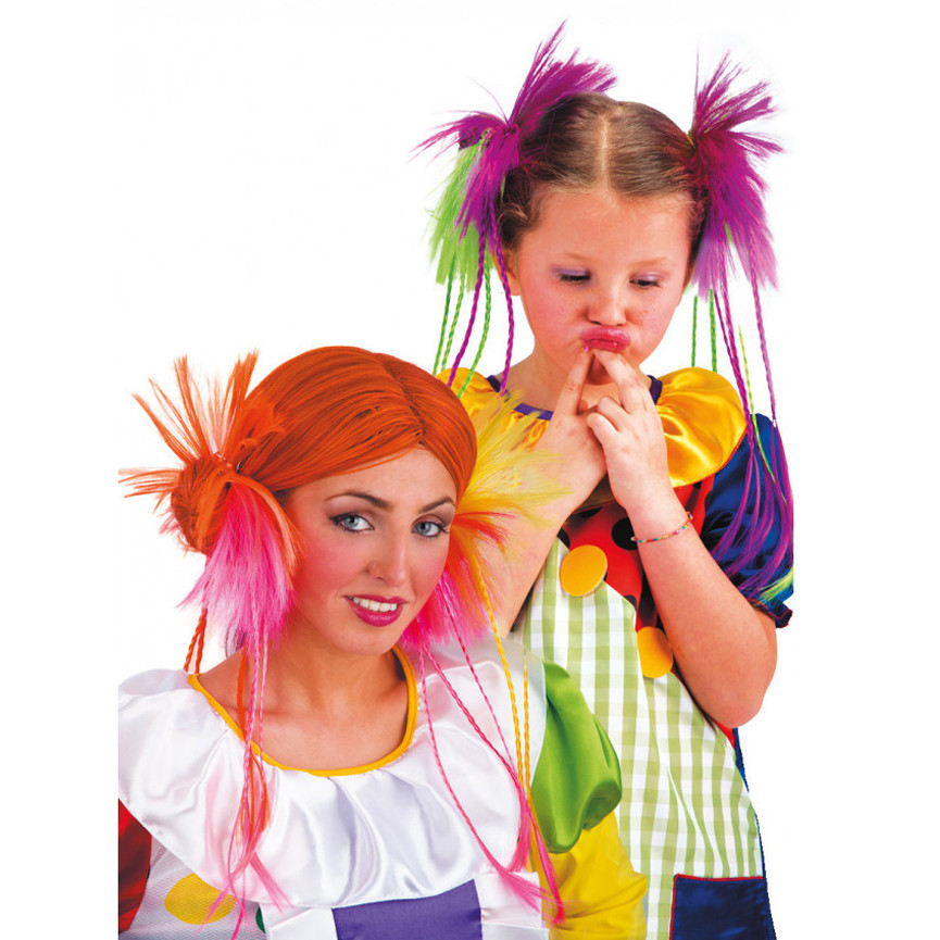 ELASTICO C/CAPELLI E TRECCINE COL.ASS.FLUO 8161