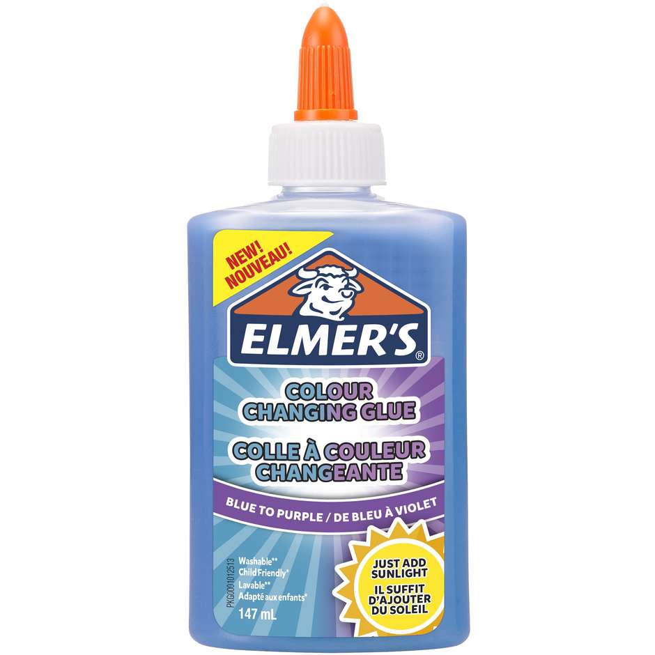 ELMER'S COLLA CAMBIA COLORE 147ML BLU VIOLA