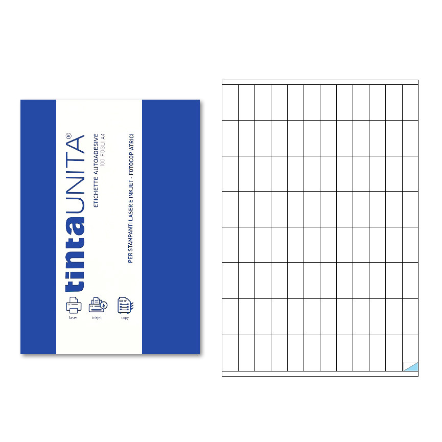 ETICHETTE A4 163X354 100FG P532