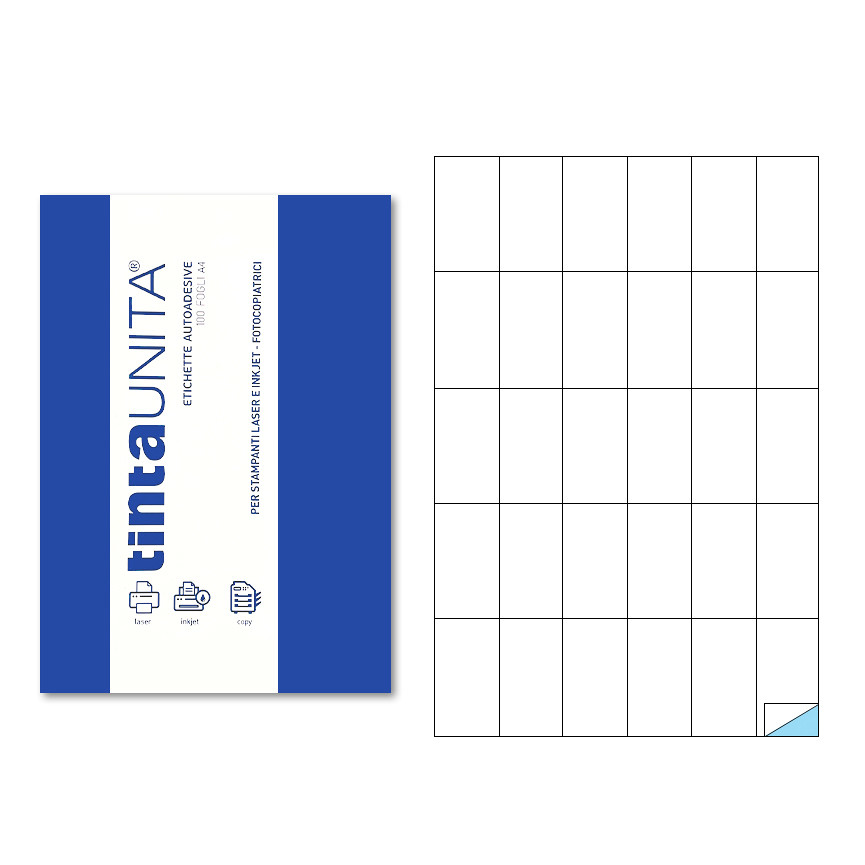 ETICHETTE A4 35X59 3000PZ 100FG P522