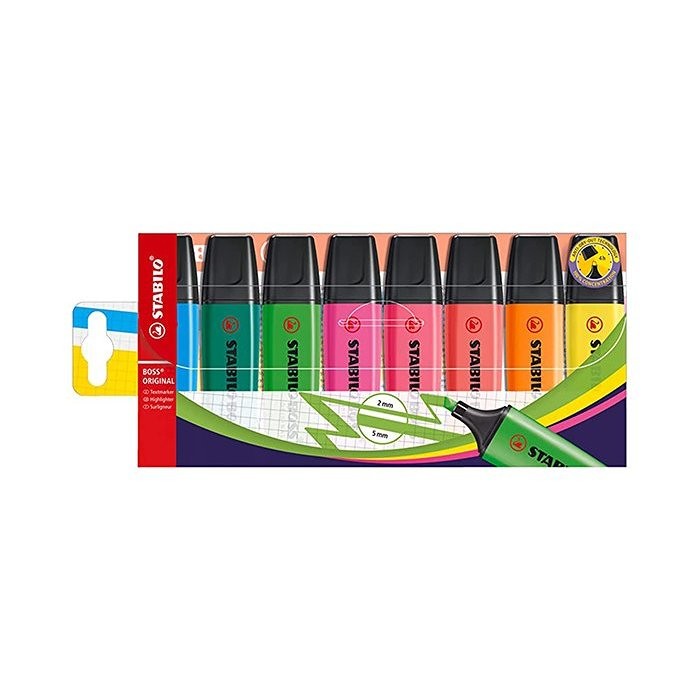 EVIDENZIATORI STABILO BOSS 70/8 8PZ