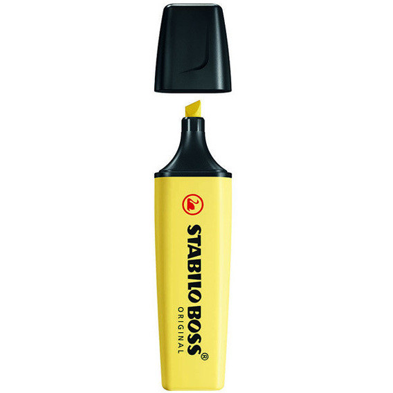 EVIDENZIATORI STABILO BOSS PASTEL 70/144 GIALLO BANANA