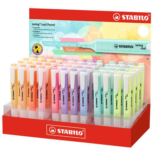 EVIDENZIATORI SWING 275/48-8-1 PASTEL ESP.BAN 48PZ