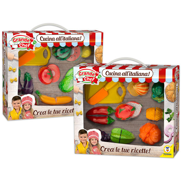 FRUTTA E VERDURA CON VELCRO