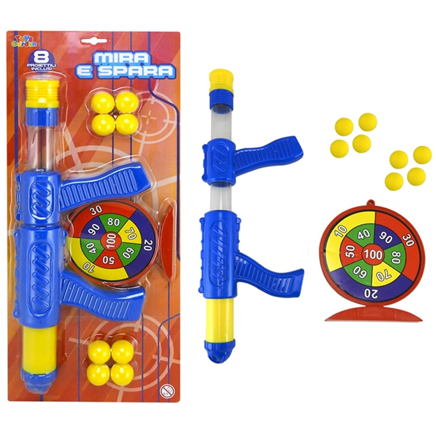 FUCILE SPARA PALLINE C/BERSAGLIO 28118