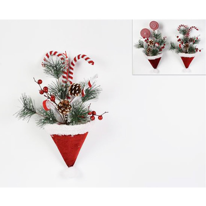 FUORIP0RTA CAPPELLO BABBO NATALE 45CM