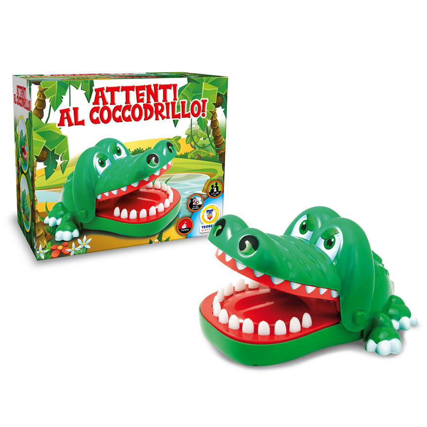 GIOCO IN SCATOLA ATTENTI AL COCCODRILLO 65171