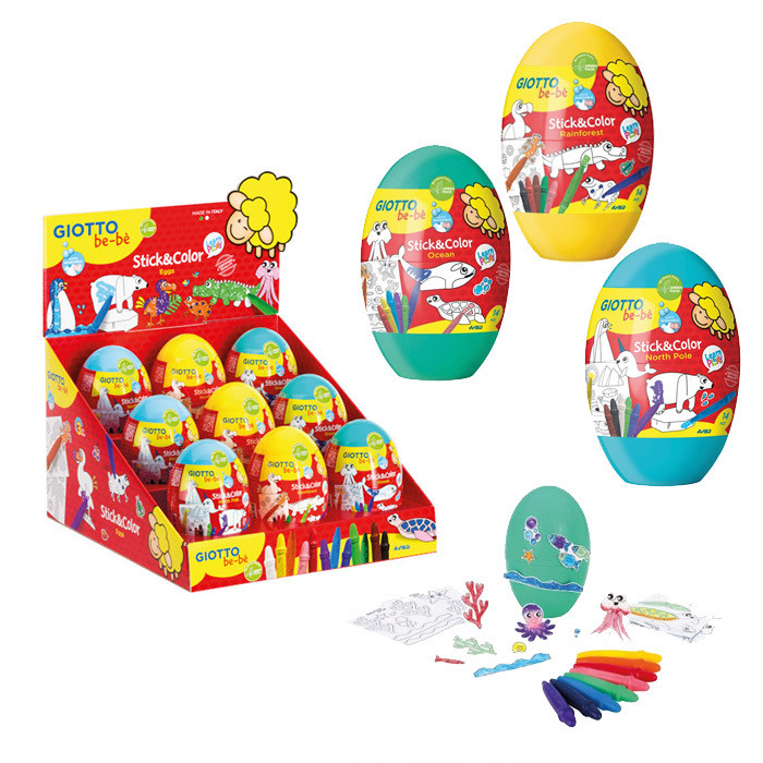 GIOTTO BE-BE STICK&COLOR EGGS