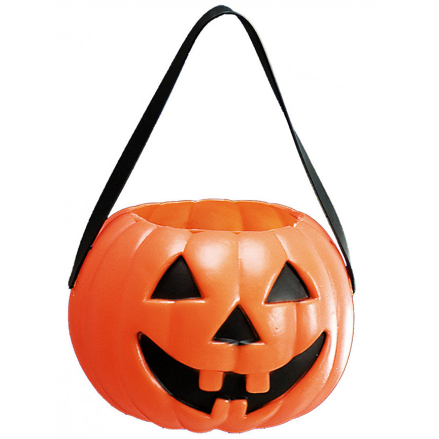 HALLOWEEN CESTINO PORTADOLCI ZUCCA D14CM