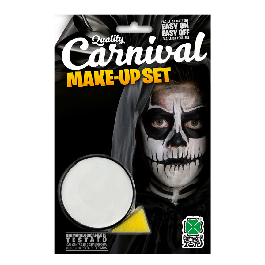 HALLOWEEN FONDOTINTA BIANCO VASETTO 10GR TESCHIO