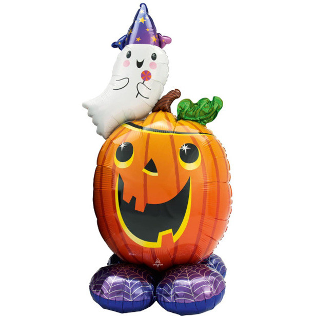 Palloncino foil 18 zucca di Halloween