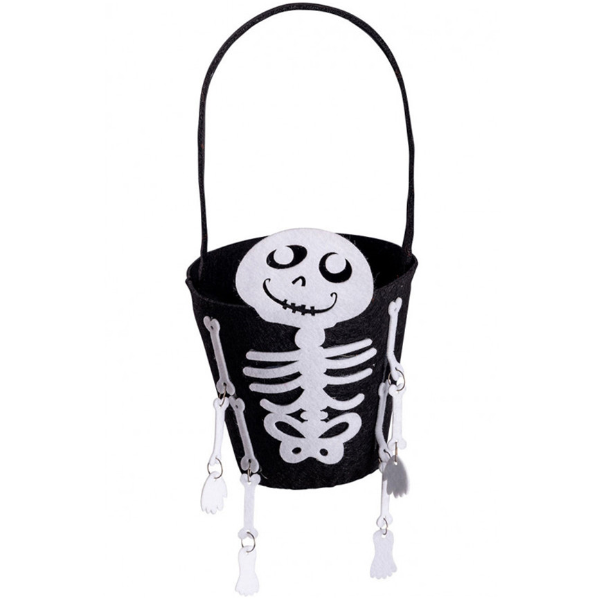 HALLOWEEN PORTADOLCI SCHELETRO 30CM