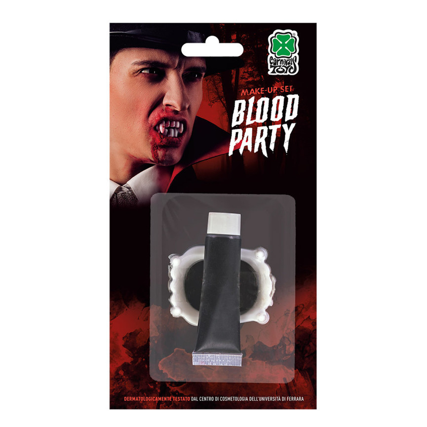 HALLOWEEN SANGUE FINTO CON DENTIERA ML14