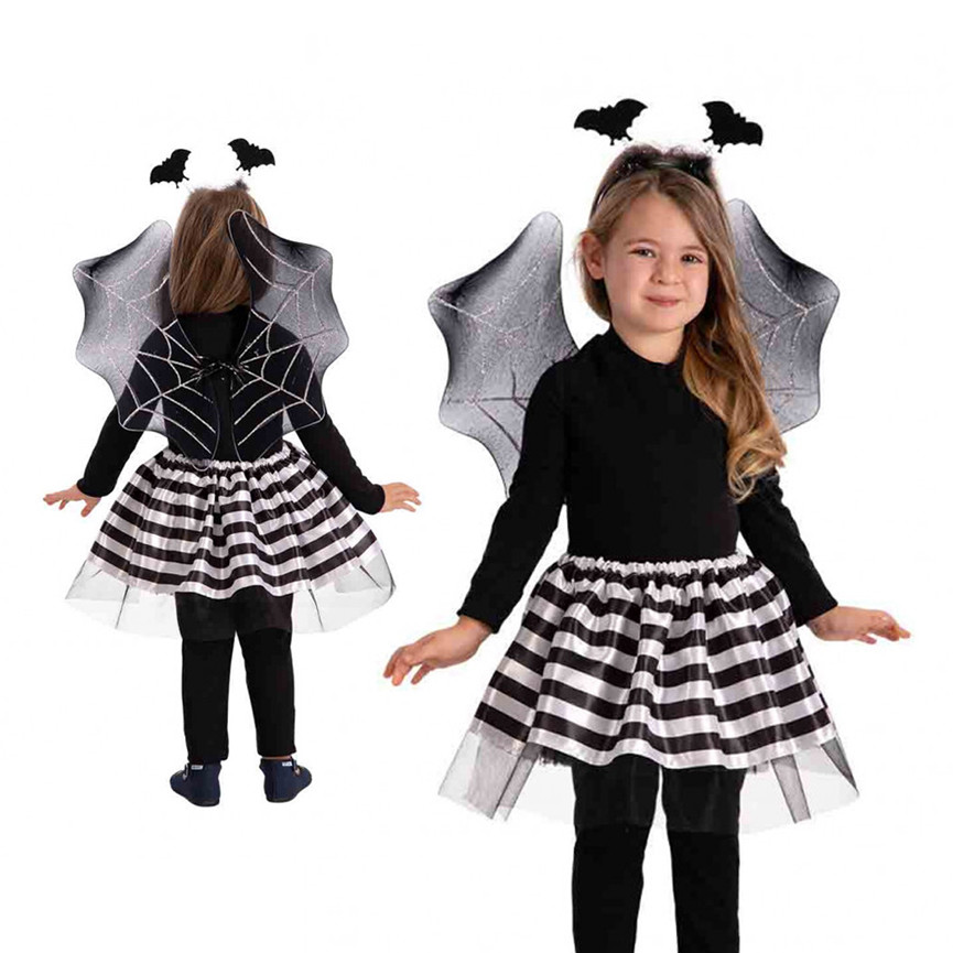 HALLOWEEN SET VESTITO PIPISTRELLINA GONN/CERC/ALI