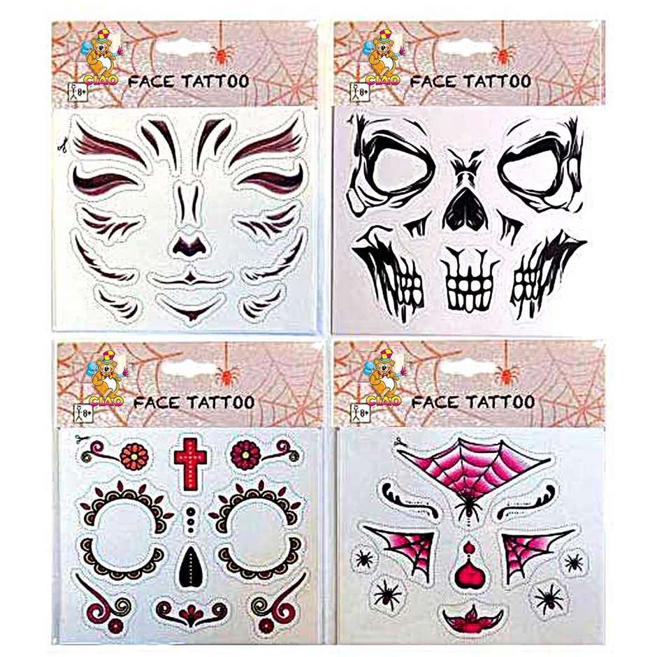 HALLOWEEN TATTOO VISO