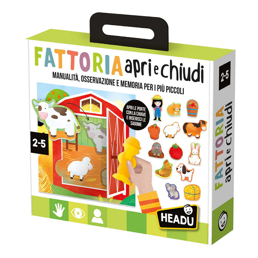 HEADU FATTORIA APRI E CHIUDI MONTESSORI 2/5 ANNI