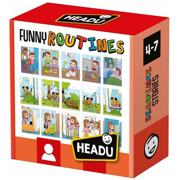 Headu Funny Routines Gioco Educativo Per Bambini 4-6 Anni – Scopri Le Routine Quotidiane, Made In Italy - 4