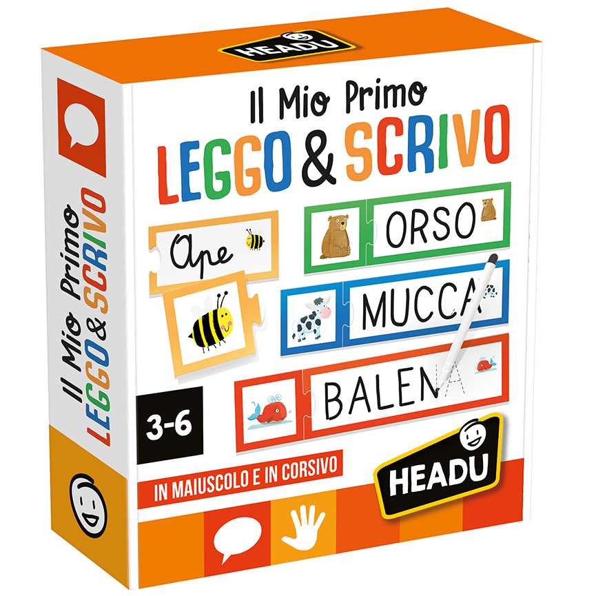 HEADU IL MIO PRIMO LEGGO E SCRIVO 3/6 ANNI
