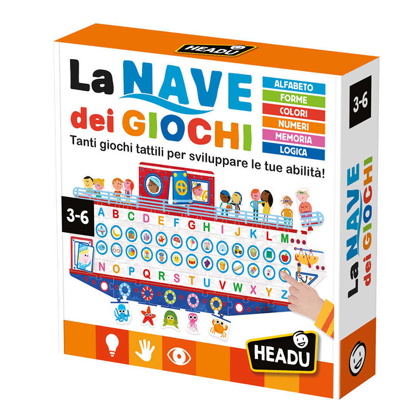 HEADU RACCOLTA GIOCHI TATTILE 3/6 ANNI IT62012