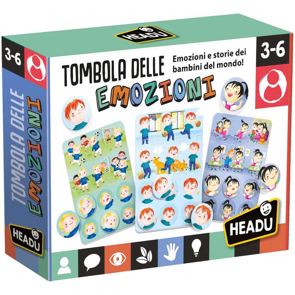 HEADU TOMBOLA EMOZIONI 3/6 ANNI IT61220