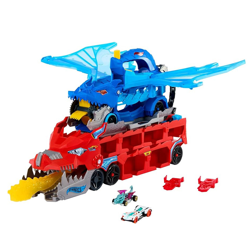 HOT WHEELS DRAGO TRASPORTATORE TRASFORMABILE JBM72