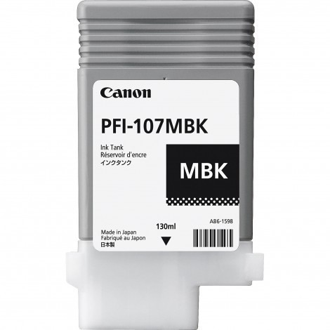 INK-JET CAF PFI107MBK SERBATOIO NERO MATTE 6704B00