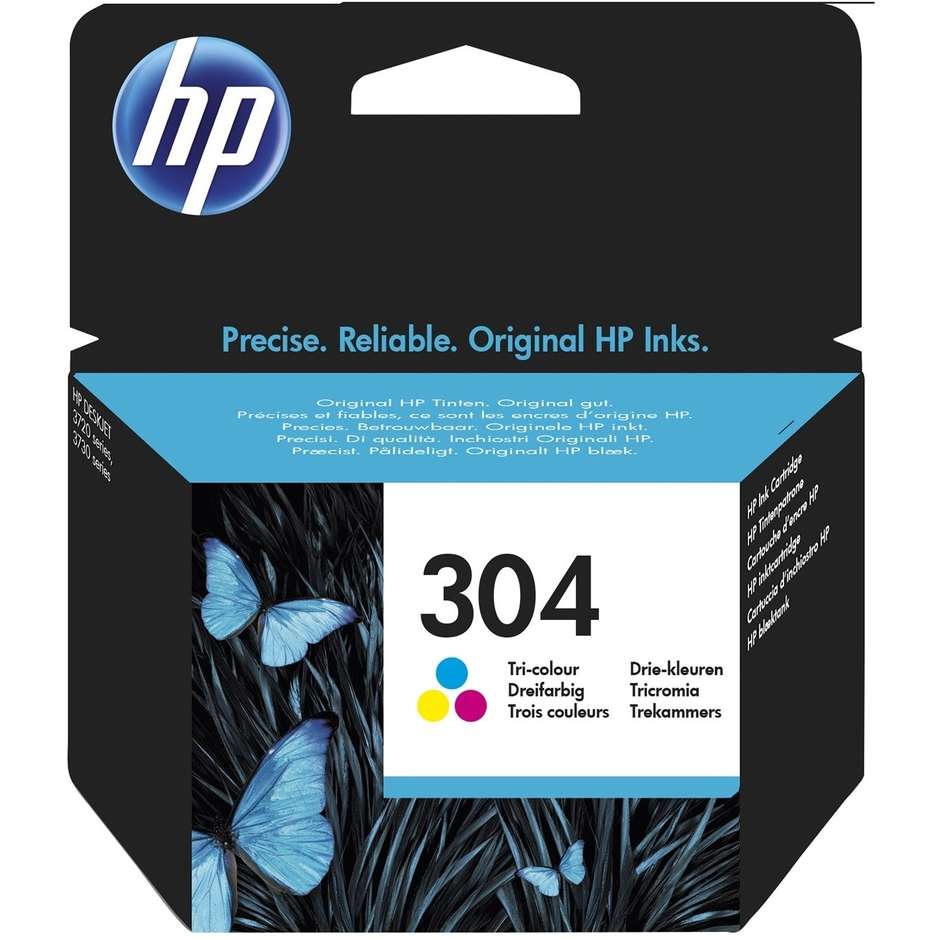 INK-JET HP N9K05AE 304 COLORE