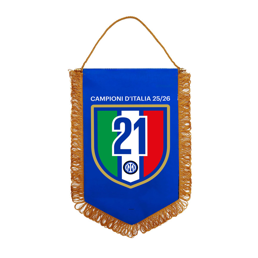 INTER SCUDETTO GAGLIARDETTO 28X20 CAMPIONI D'ITALI