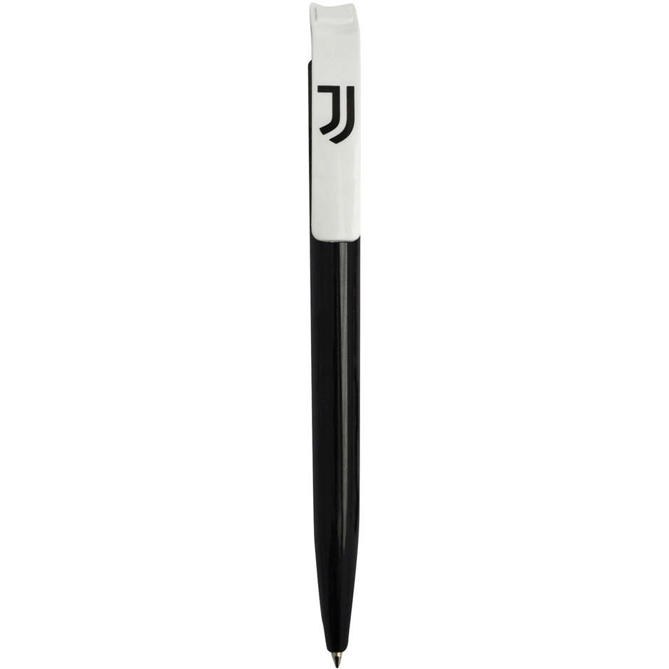 JUVE PENNA PLASTICA FUSTO NERO CLIP BIANCA JUP01