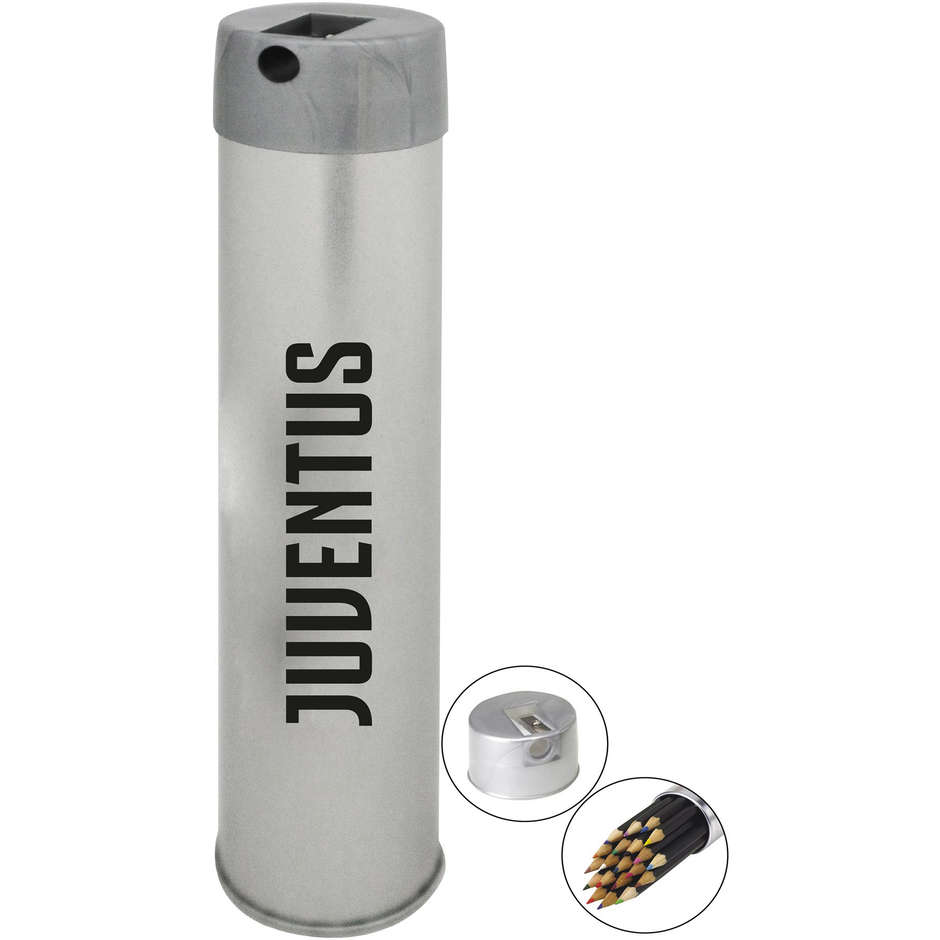 JUVE SET MATITE TEMP.CILINDRO METALLO JU1484