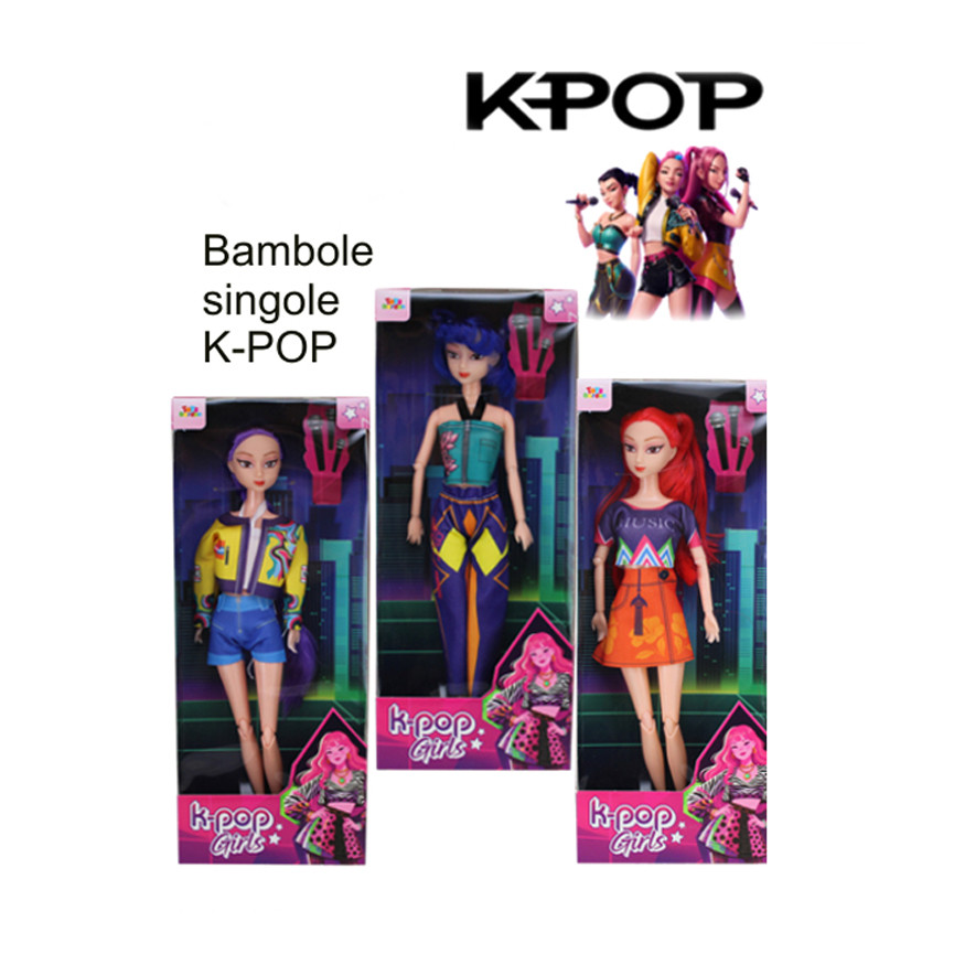 K-POP BAMBOLA SNODATA 3 ASSORTITE