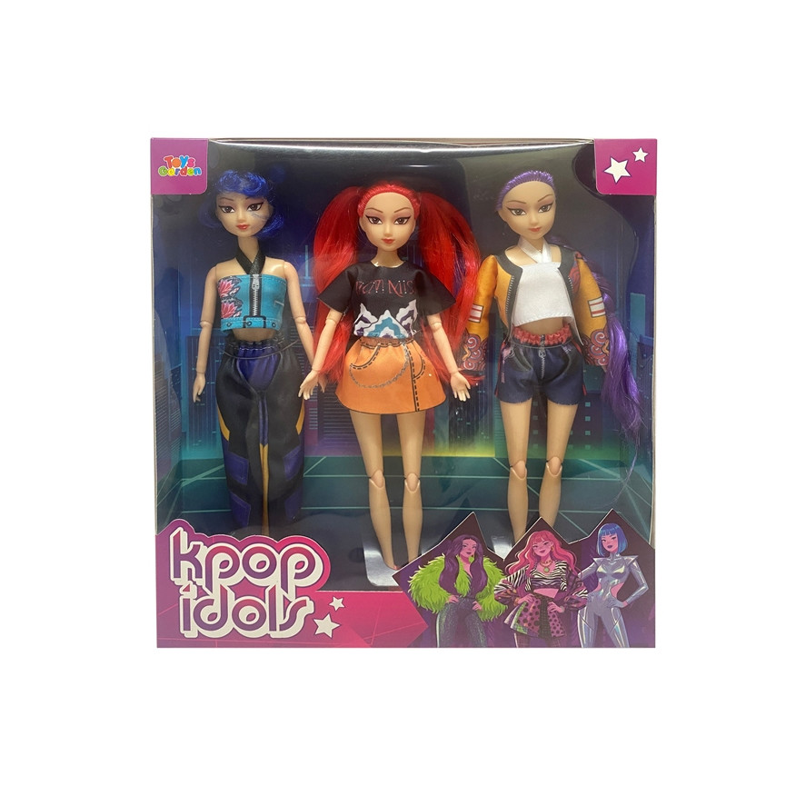 K-POP BAMBOLE SET 3PZ 28573