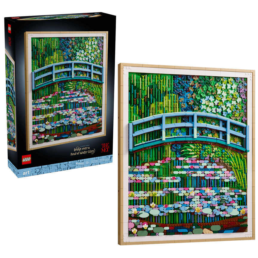 LEGO ART CLAUDE MONET LO STAGNO DELLE NINFEE 31220