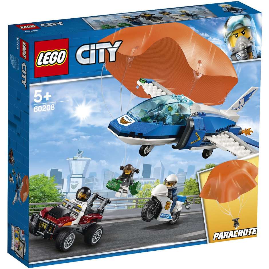 LEGO CITY ARRESTO CON IL PARACADUTE DELLA POLIZIA