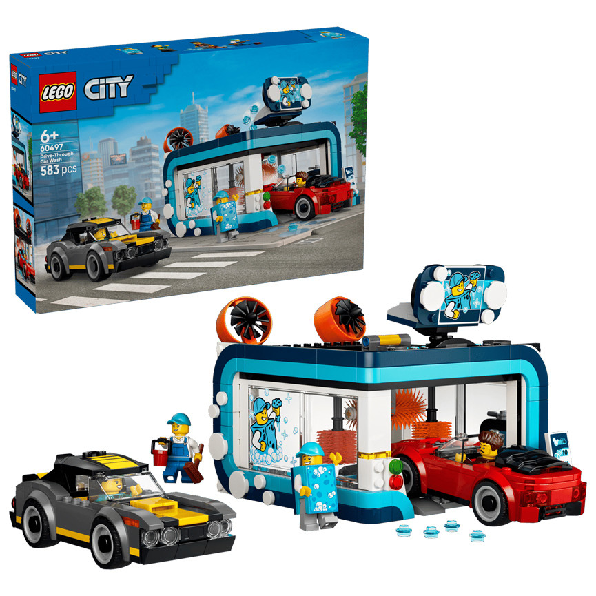 LEGO CITY AUTOLAVAGGIO DRIVE-IN 60497
