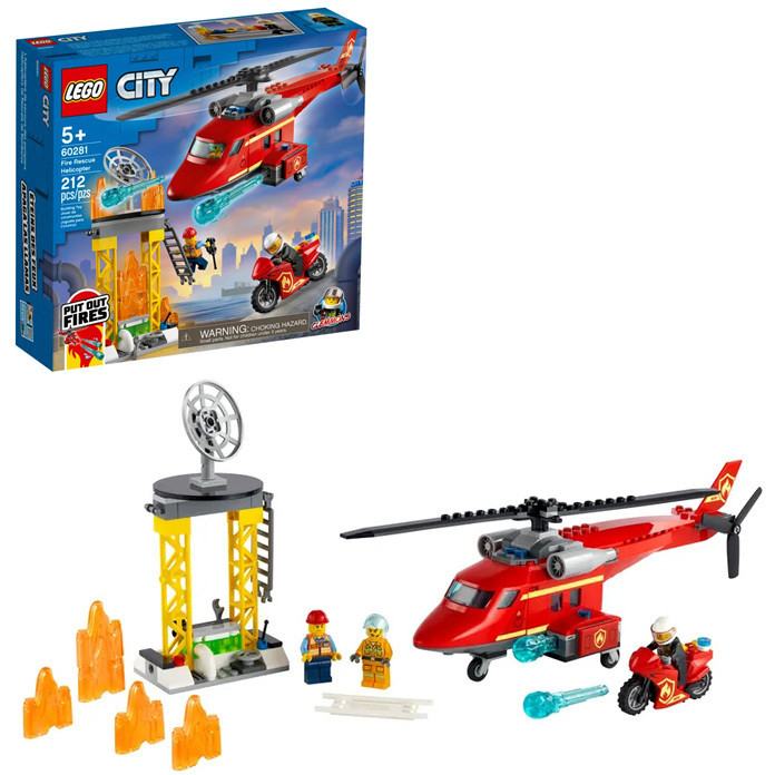 LEGO CITY ELICOTTERO ANTINCENDIO 60281