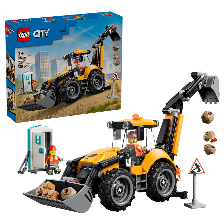 LEGO CITY SCAVATRICE DA CANTIERE GIALLA 60480