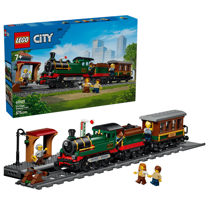 LEGO CITY TRENO A VAPORE VINTAGE 60511