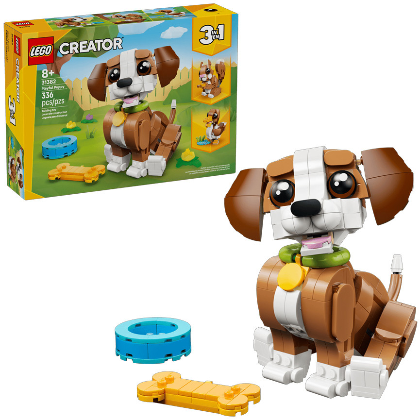 LEGO CREATOR ADORABILI CAGNOLINO GIOCOSO 31382